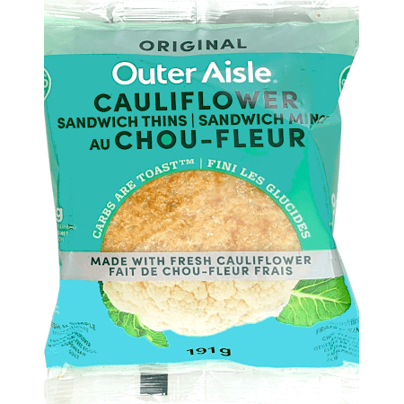 Keto-friendly Cauliflower Sandwich Thins - Original
